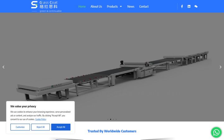 Screenshot of glscoat.com
