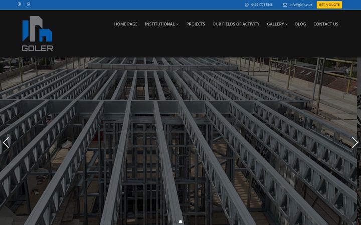 Screenshot of glsf.co.uk