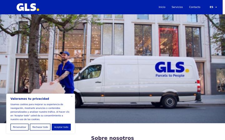 Screenshot of glsgernika.es