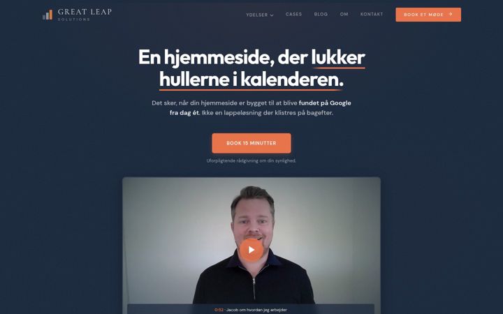Screenshot of glsolutions.dk