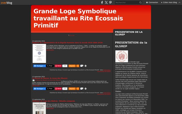 Screenshot of glsrep.net