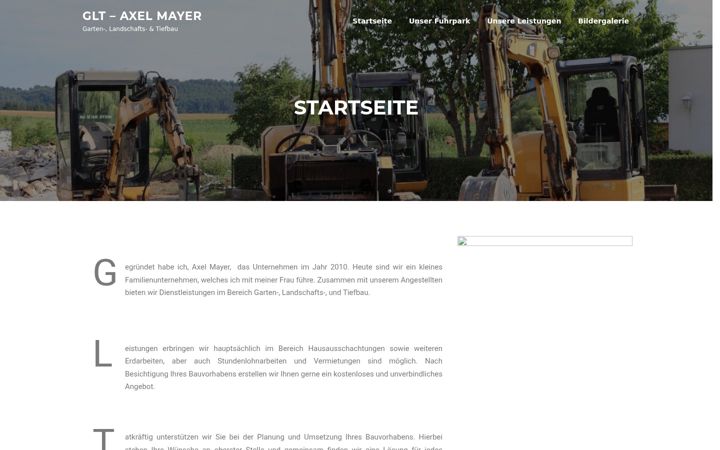 Screenshot of glt-mayer.de