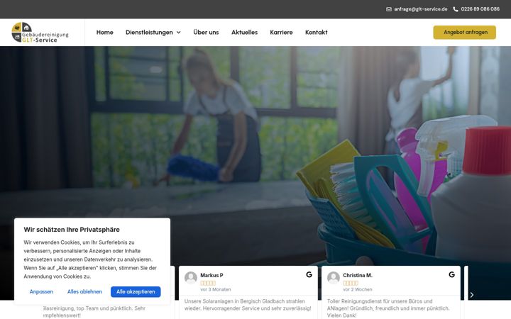 Screenshot of glt-service.de