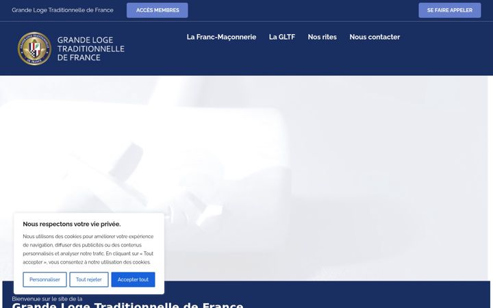 Screenshot of gltf.fr