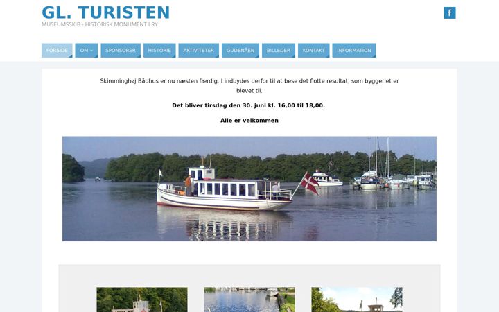 Screenshot of glturisten.dk