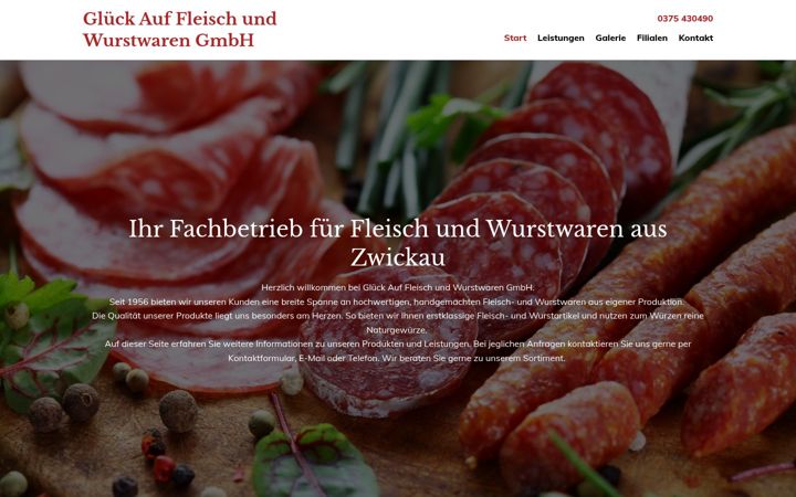 Screenshot di glueck-auf-zwickau.de