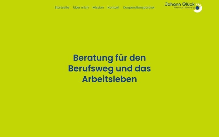Screenshot of glueck-personal.at