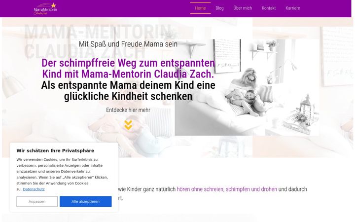 Screenshot of glueckliche-kinder.net
