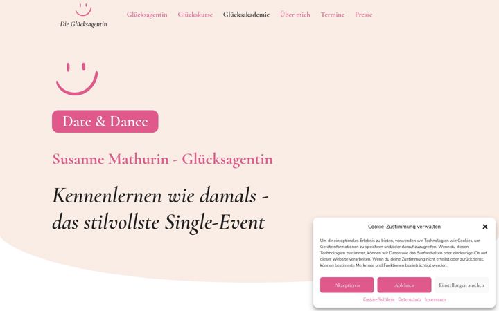 Screenshot of gluecksagentin.at