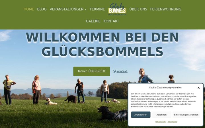 Screenshot of gluecksbommels.de