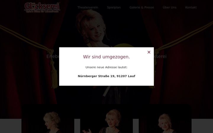 Screenshot of glueckserei.de