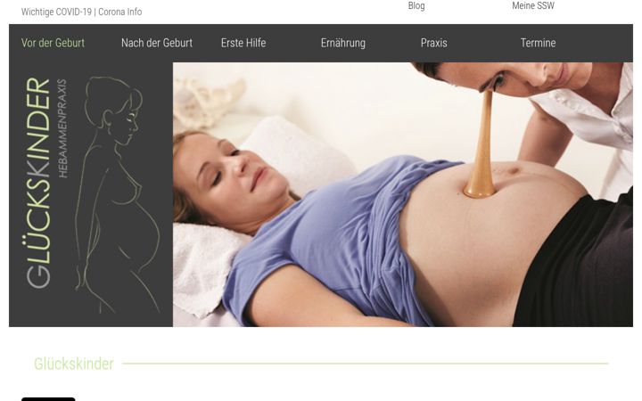 Screenshot of glueckskinder-hebamme.de