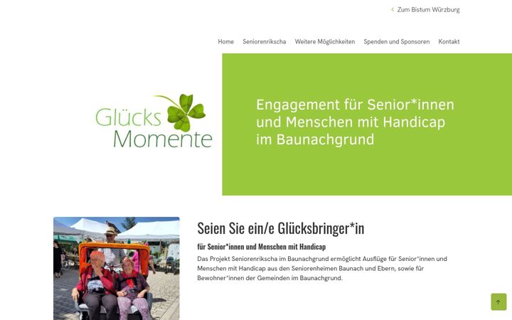 Screenshot of gluecksmomente-baunachgrund.de