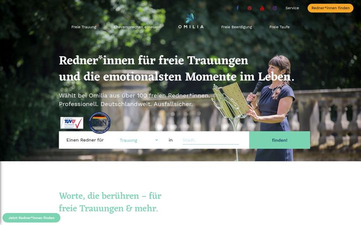 Screenshot of gluecksmomente.online