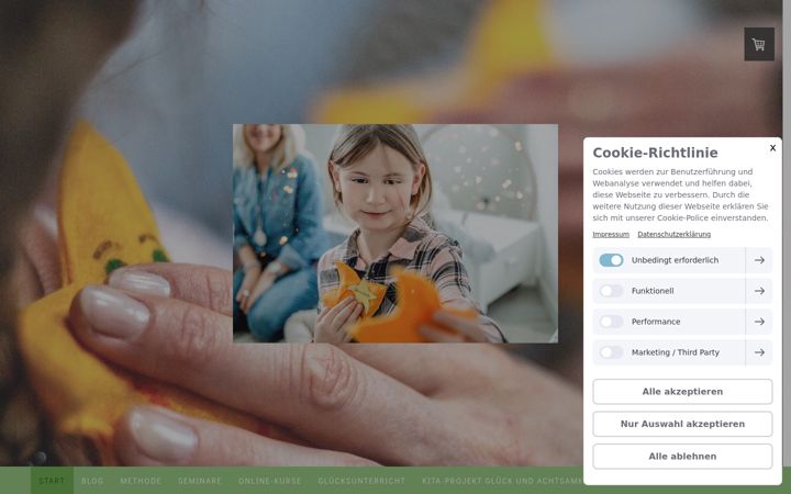 Screenshot of glueckspunkt-methode.com
