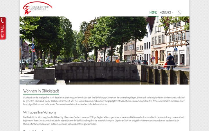 Screenshot of glueckstaedter.com