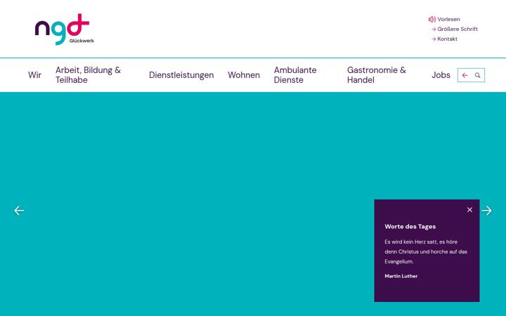 Screenshot of glueckwerk.de