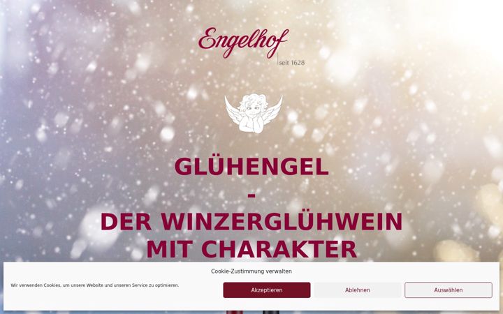 Screenshot of gluehengel.de