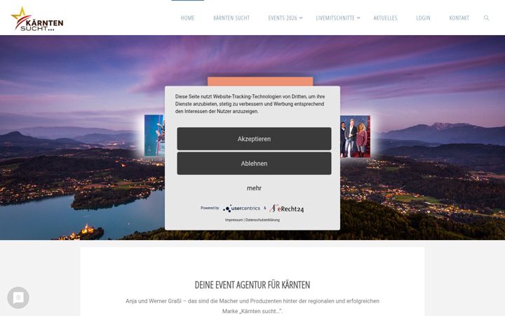 Screenshot of gluesing-event.at