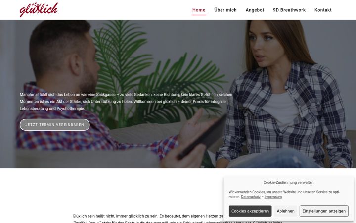 Screenshot of gluexlich.de