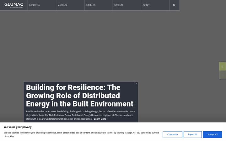 Screenshot of glumac.com