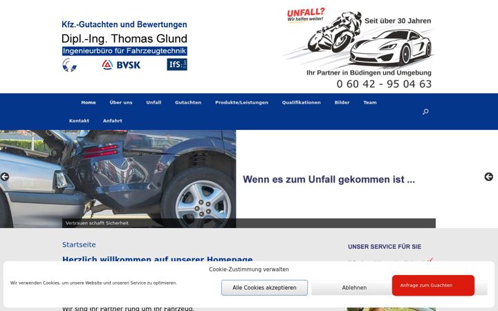 Screenshot of glund.net