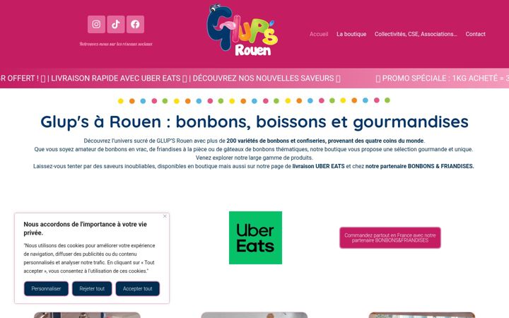 Screenshot of glupsrouen.fr