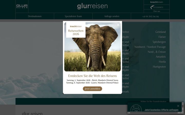 Screenshot of glur.ch