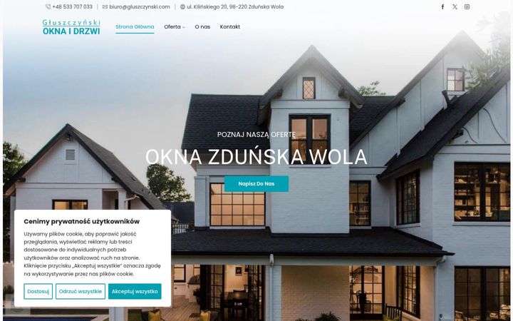 Screenshot of gluszczynski.com