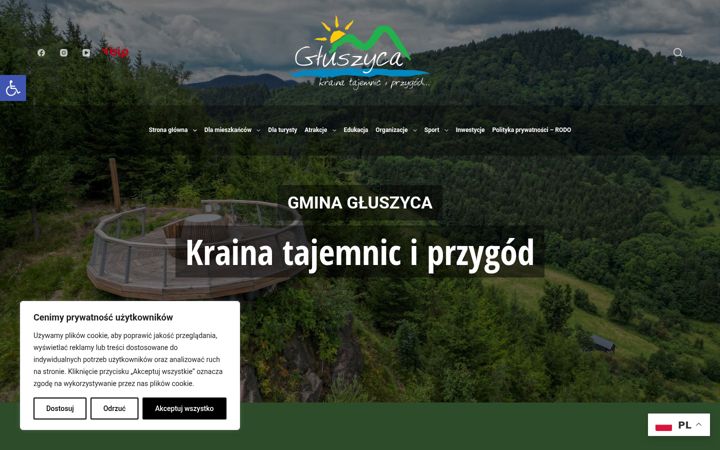 Screenshot of gluszyca.pl