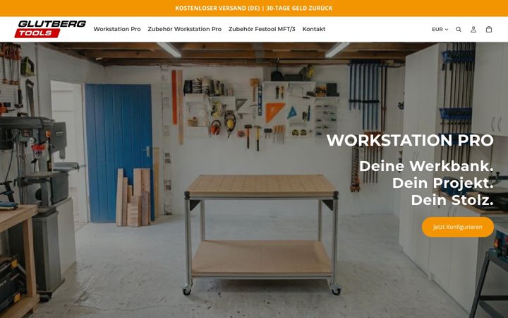 Screenshot of glutberg-tools.de