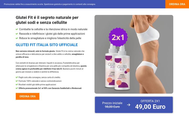 Screenshot of glutei-fit.com