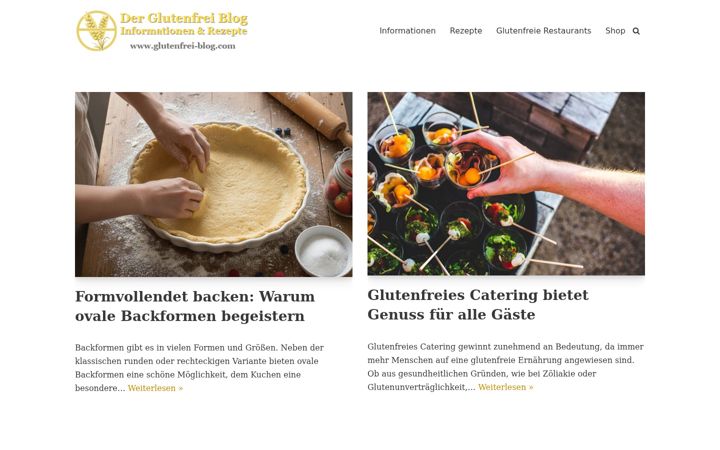 Screenshot of glutenfrei-blog.com