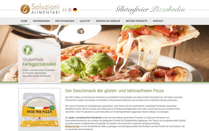 Screenshot di glutenfreierpizzaboden.com