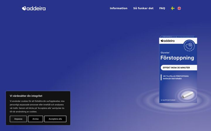 Screenshot of glycelax.se