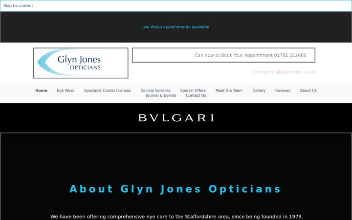Screenshot of glynjones.co.uk