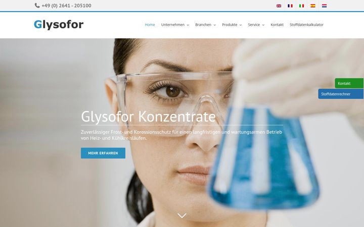 Screenshot of glysofor.de