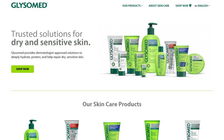Screenshot of glysomed.com