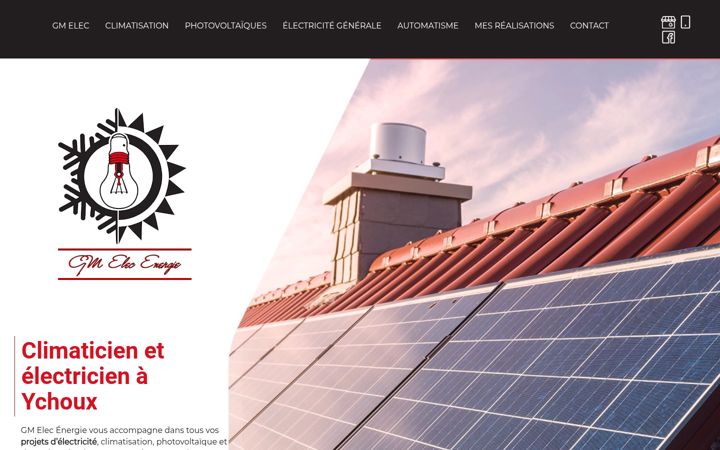 Screenshot of gm-elec-energie.fr