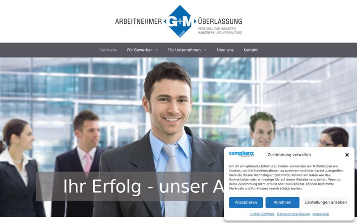 Screenshot of gm-personal.de