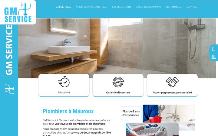Screenshot of gm-service.fr