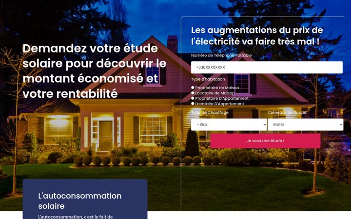 Screenshot of gma-groupemaisonautonome.fr