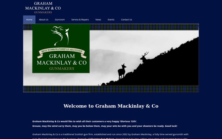 Screenshot of gmackinlay.com
