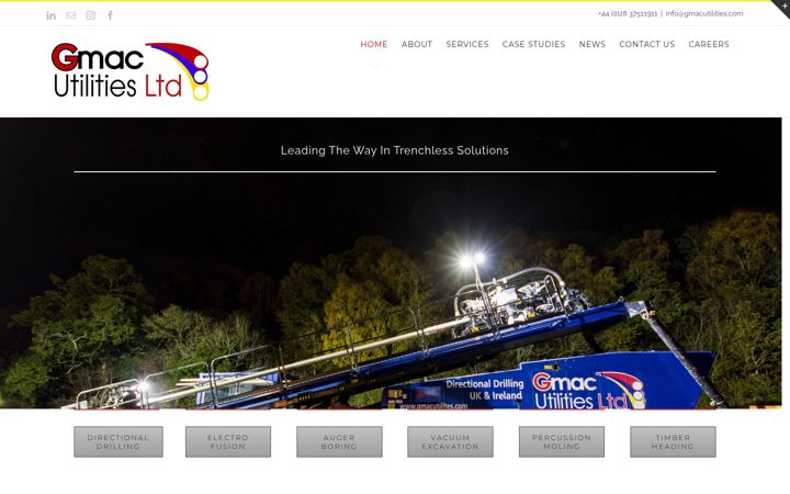Screenshot of gmacutilities.com