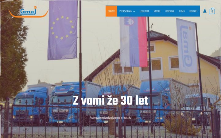 Screenshot of gmaj.si