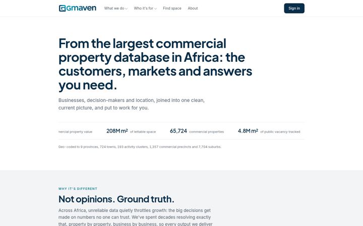Screenshot of gmaven.com