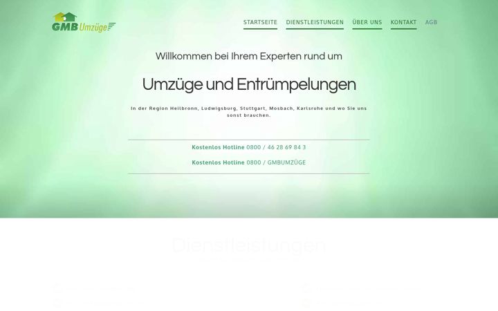 Screenshot of gmb-umzuege.de