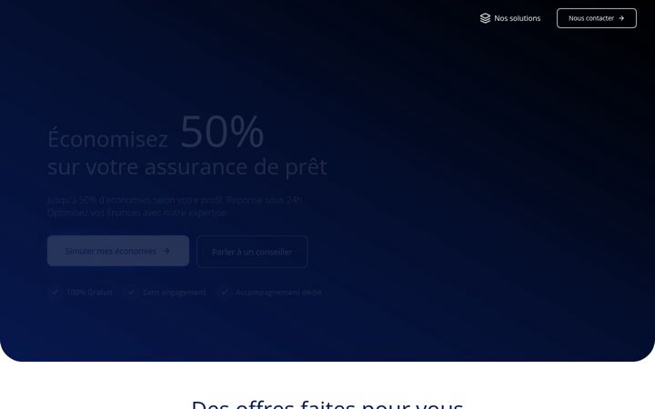 Screenshot of gmbcourtage.fr
