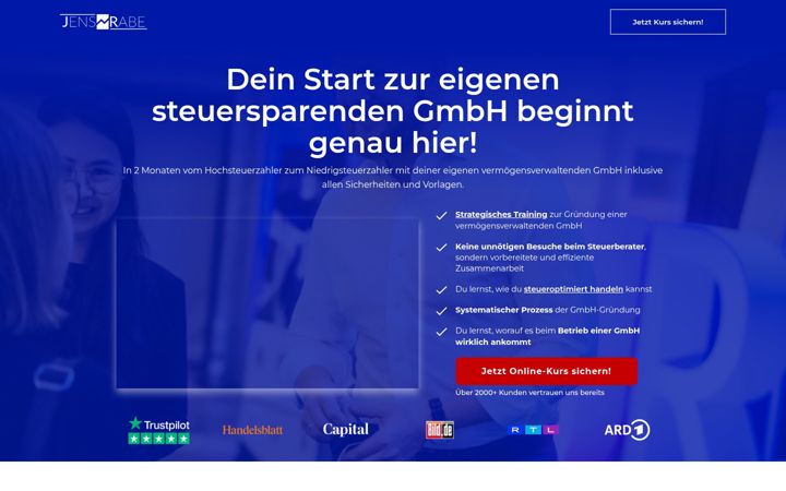 Screenshot of gmbh-training.de