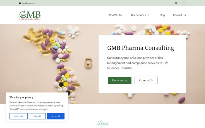 Screenshot of gmbpc.rs